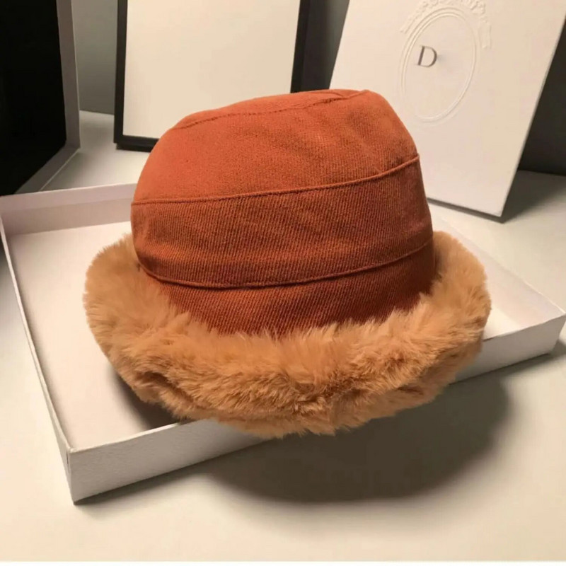 Jauna, mīksta, biezināta plīša ziemas kausa cepure Mode āra siltas pupiņas Zvejnieka cepure Modes tendence Sieviešu vēja necaurlaidīgas Panamas cepures