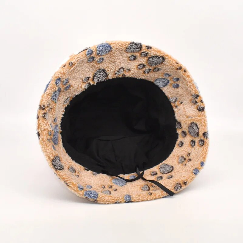 Ziemas cepure sievietēm Rozā Panama Mīkstas Siltas Cepures Sieviešu Vintage Mākslīgās kažokādas Zvejnieka cepure Sieviešu modes cepure Dropshipping