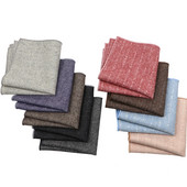 Kiváló minőségű gyapjú pamut zsebkendő Színes monokróm ruha Ajándékok Férfinak Zseb négyzet alakú kendő Divat ruházati kiegészítők