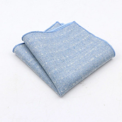 Kiváló minőségű gyapjú pamut zsebkendő Színes monokróm ruha Ajándékok Férfinak Zseb négyzet alakú kendő Divat ruházati kiegészítők