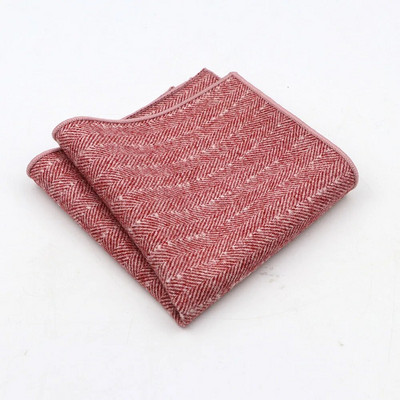 Kiváló minőségű gyapjú pamut zsebkendő Színes monokróm ruha Ajándékok Férfinak Zseb négyzet alakú kendő Divat ruházati kiegészítők