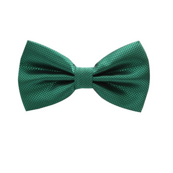 VEEKTIE Σκούρο πράσινο πλέγμα παπιγιόν Σμαραγδένιο χρώμα Cravat για άντρες Γαμπροί Παπιγιόν πολυεστέρας πεταλούδα Μάρκα Gravata Wedding Party