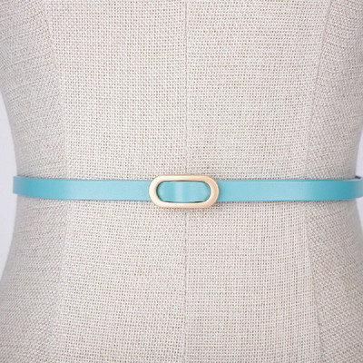 1 kom žensko odijelo s tankim remenom, četvrtastom kopčom, jednobojnim pojasevima od goveđe kože za žensku haljinu, pulover, pojas