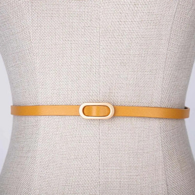 1 kom žensko odijelo s tankim remenom, četvrtastom kopčom, jednobojnim pojasevima od goveđe kože za žensku haljinu, pulover, pojas