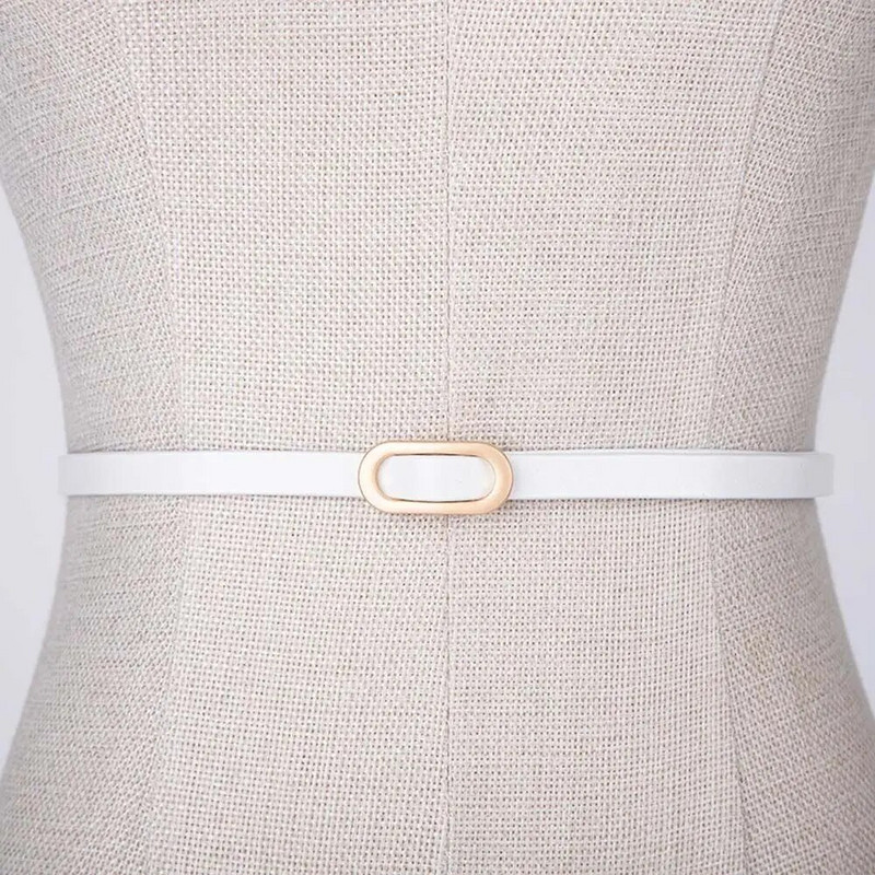 1 kom žensko odijelo s tankim remenom, četvrtastom kopčom, jednobojnim pojasevima od goveđe kože za žensku haljinu, pulover, pojas