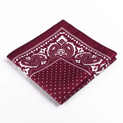 Luxus márka Matagorda Férfi Zsebkendő Selyem Hanky Férfi Kiegészítő Zseb Négyzetes Zsebkendő Sál Paisley Dot Pringting Cravat