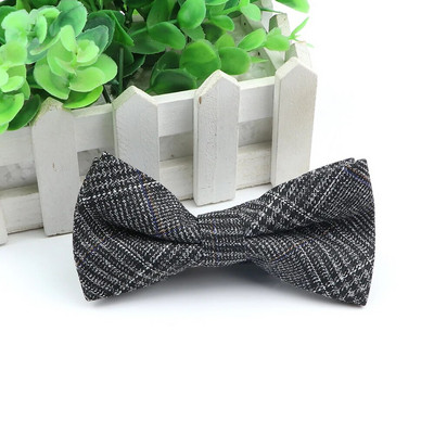 Kungi Kokvilnas tauriņš Kāzu biznesa tauriņš vīrietim Anglijas rūtains Svītrains tumšas krāsas kaklasaites Sievietēm Izdilis Gravatas Kravats