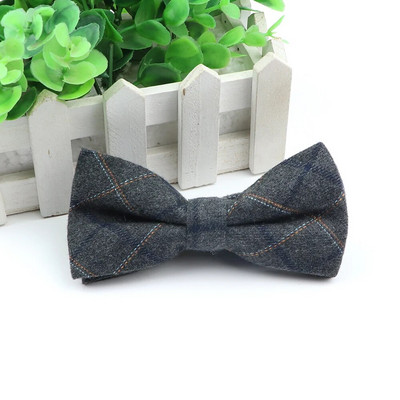 Kungi Kokvilnas tauriņš Kāzu biznesa tauriņš vīrietim Anglijas rūtains Svītrains tumšas krāsas kaklasaites Sievietēm Izdilis Gravatas Kravats