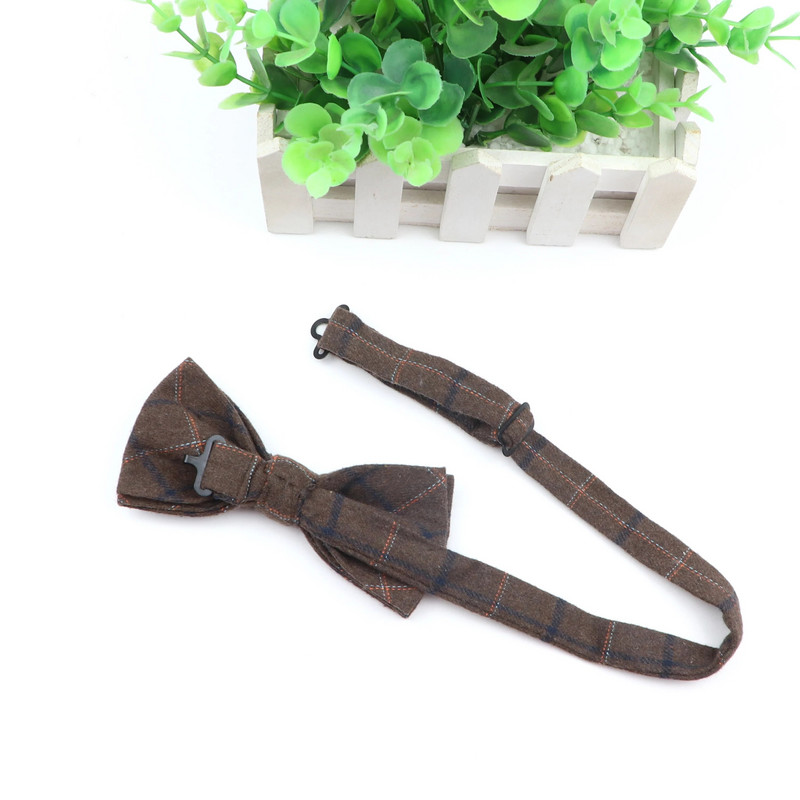 Kungi Kokvilnas tauriņš Kāzu biznesa tauriņš vīrietim Anglijas rūtains Svītrains tumšas krāsas kaklasaites Sievietēm Izdilis Gravatas Kravats