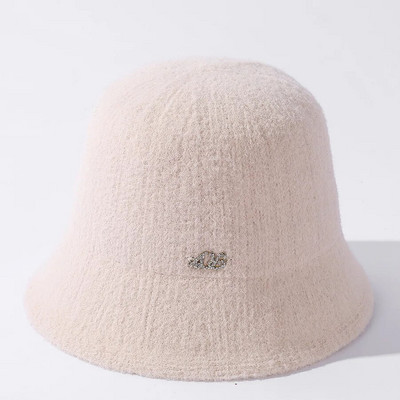 Nova ženska kapa za jesen i zimu Jednobojni šešir Vunena topla pletena kapa Modni šešir za tinejdžere Šešir od filca