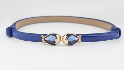 Μόδα γυναικεία δερμάτινη ζώνη PU ρυθμιζόμενη λεπτή ζώνη μέσης λεπτή λευκή αγελάδα Γυαλιστερή vintage αγκράφα από κράμα για γυναίκες σχεδιαστές φορεμάτων