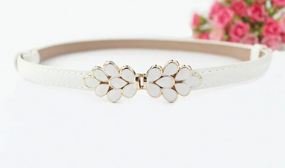 Μόδα γυναικεία δερμάτινη ζώνη PU ρυθμιζόμενη λεπτή ζώνη μέσης λεπτή λευκή αγελάδα Γυαλιστερή vintage αγκράφα από κράμα για γυναίκες σχεδιαστές φορεμάτων