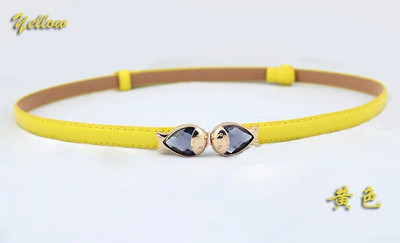 Μόδα γυναικεία δερμάτινη ζώνη PU ρυθμιζόμενη λεπτή ζώνη μέσης λεπτή λευκή αγελάδα Γυαλιστερή vintage αγκράφα από κράμα για γυναίκες σχεδιαστές φορεμάτων