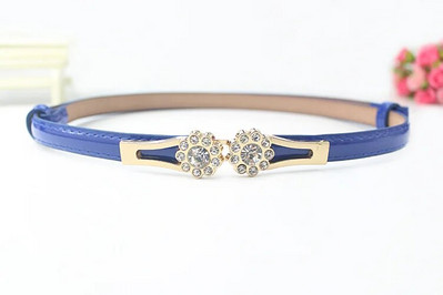 Μόδα γυναικεία δερμάτινη ζώνη PU ρυθμιζόμενη λεπτή ζώνη μέσης λεπτή λευκή αγελάδα Γυαλιστερή vintage αγκράφα από κράμα για γυναίκες σχεδιαστές φορεμάτων