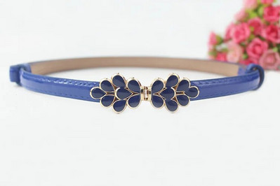 Μόδα γυναικεία δερμάτινη ζώνη PU ρυθμιζόμενη λεπτή ζώνη μέσης λεπτή λευκή αγελάδα Γυαλιστερή vintage αγκράφα από κράμα για γυναίκες σχεδιαστές φορεμάτων