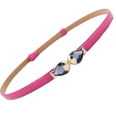 Μόδα γυναικεία δερμάτινη ζώνη PU ρυθμιζόμενη λεπτή ζώνη μέσης λεπτή λευκή αγελάδα Γυαλιστερή vintage αγκράφα από κράμα για γυναίκες σχεδιαστές φορεμάτων