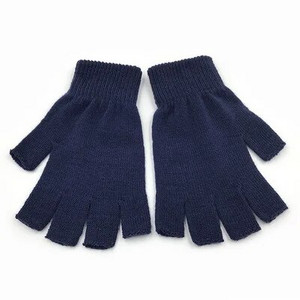 Zimske vunene pletene elastične neklizajuće tople vozačke rukavice bez prstiju Unisex sportske biciklističke rukavice s ekranom osjetljivim na dodir E30