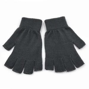 Zimske vunene pletene elastične neklizajuće tople vozačke rukavice bez prstiju Unisex sportske biciklističke rukavice s ekranom osjetljivim na dodir E30