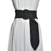 Kerek gombos velúr flanel öv női puha arc szélességű dekorációs pánt tervező bársony divat övek