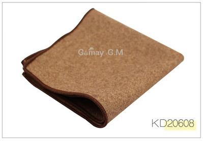 Kiváló minőségű zsebkendő férfiaknak tömör gyapjú Hankies klasszikus férfi zsebkendők négyzet alakú csíkos sálak öltönyökhöz 23*23cm