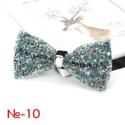 Luxus gyémánt csokornyakkendő férfiaknak csokornyakkendő pillangós csomó strasszos gallér nyakkendő kristálykő gyémánt esküvői csokornyakkendő nyakkendő