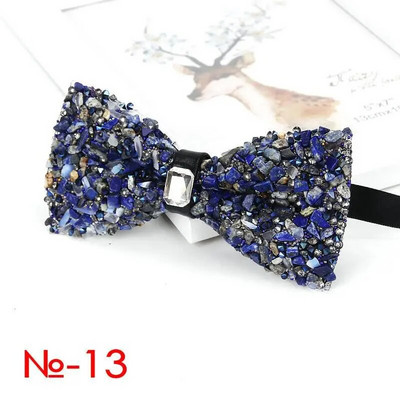 Luxus gyémánt csokornyakkendő férfiaknak csokornyakkendő pillangós csomó strasszos gallér nyakkendő kristálykő gyémánt esküvői csokornyakkendő nyakkendő