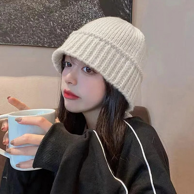 Soe Knitting Fisherman Cap Naistele Talvemüts Juhuslik Kokkupandav Panama Müts Naiste Päikesekaitsemüts välistingimustes