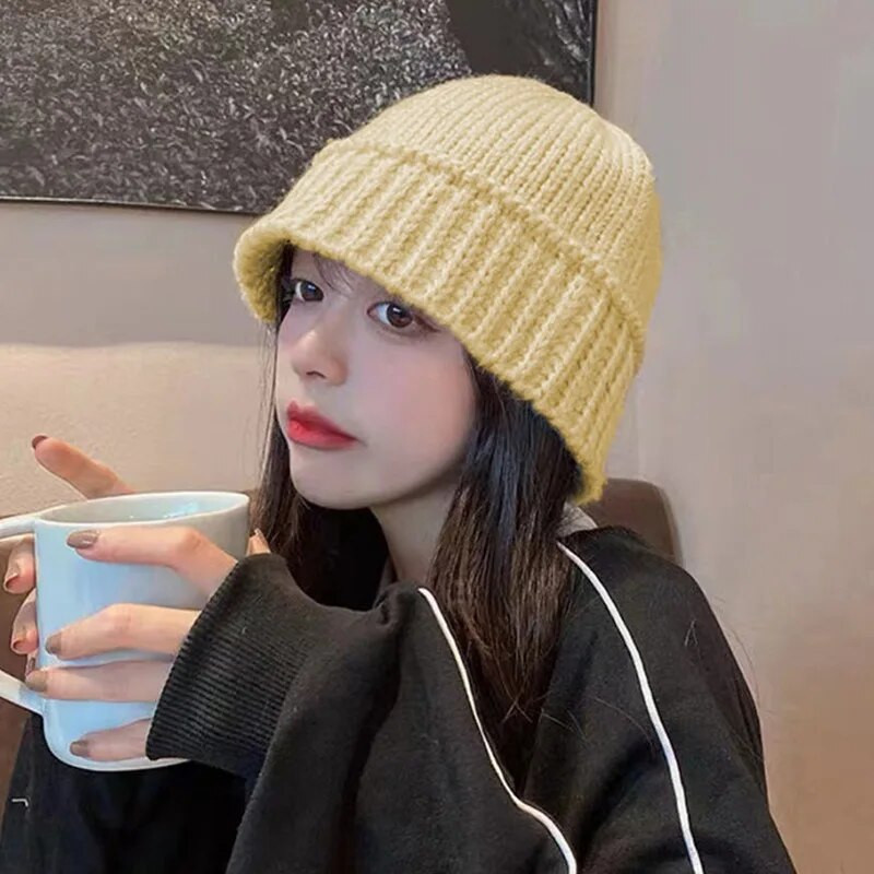 Soe Knitting Fisherman Cap Naistele Talvemüts Juhuslik Kokkupandav Panama Müts Naiste Päikesekaitsemüts välistingimustes