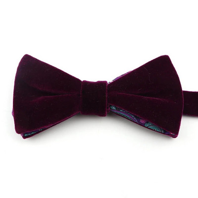 Férfi puha mikrovelúr csokornyakkendő rugalmas egyszínű csokornyakkendő sima pillangós matt nyakkendő mikro velúr nagy csokornyakkendők