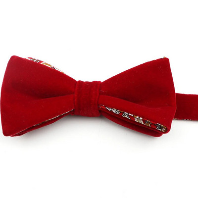 Férfi puha mikrovelúr csokornyakkendő rugalmas egyszínű csokornyakkendő sima pillangós matt nyakkendő mikro velúr nagy csokornyakkendők