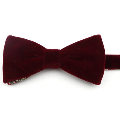 Férfi puha mikrovelúr csokornyakkendő rugalmas egyszínű csokornyakkendő sima pillangós matt nyakkendő mikro velúr nagy csokornyakkendők