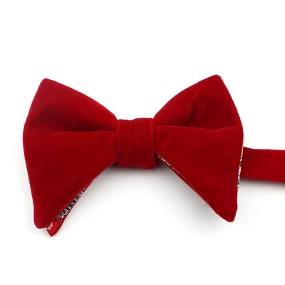 Férfi puha mikrovelúr csokornyakkendő rugalmas egyszínű csokornyakkendő sima pillangós matt nyakkendő mikro velúr nagy csokornyakkendők