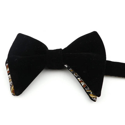 Férfi puha mikrovelúr csokornyakkendő rugalmas egyszínű csokornyakkendő sima pillangós matt nyakkendő mikro velúr nagy csokornyakkendők