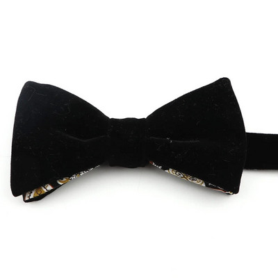 Férfi puha mikrovelúr csokornyakkendő rugalmas egyszínű csokornyakkendő sima pillangós matt nyakkendő mikro velúr nagy csokornyakkendők