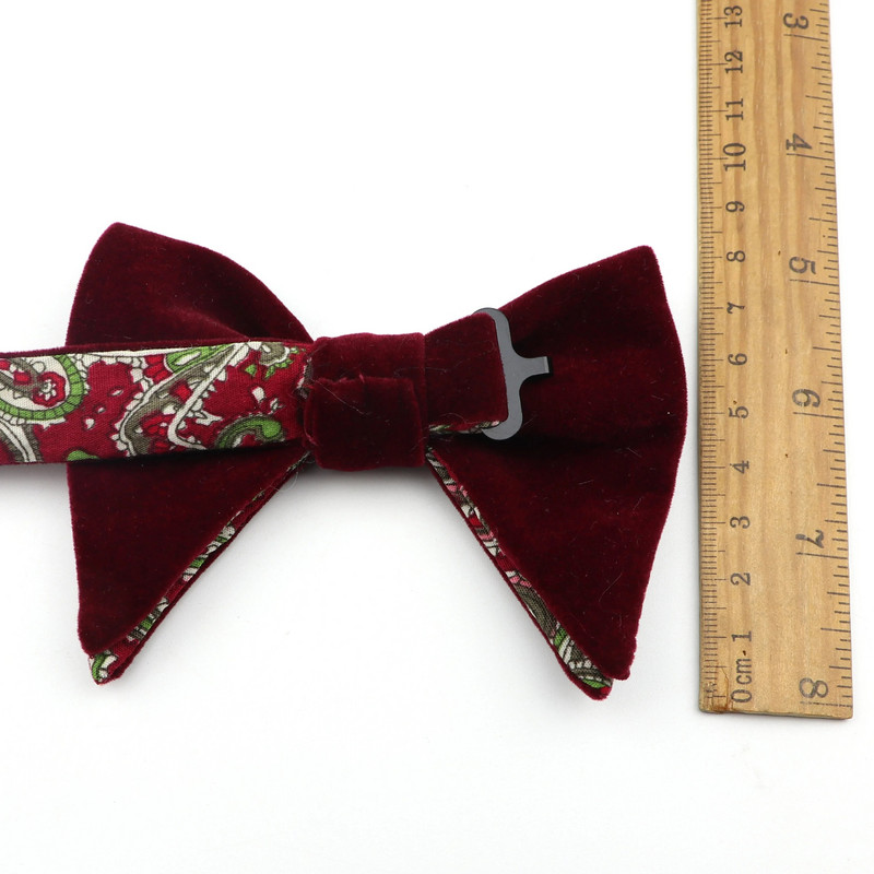 Férfi puha mikrovelúr csokornyakkendő rugalmas egyszínű csokornyakkendő sima pillangós matt nyakkendő mikro velúr nagy csokornyakkendők