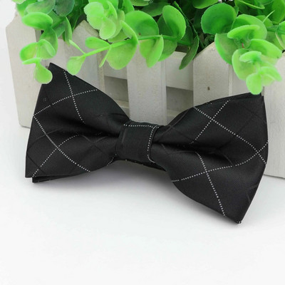 Klasszikus csíkos divat csokornyakkendő Vőlegény Férfi Színes Kockás Cravat Rács Férfi Házasság Pillangó Esküvői Csokornyakkendők