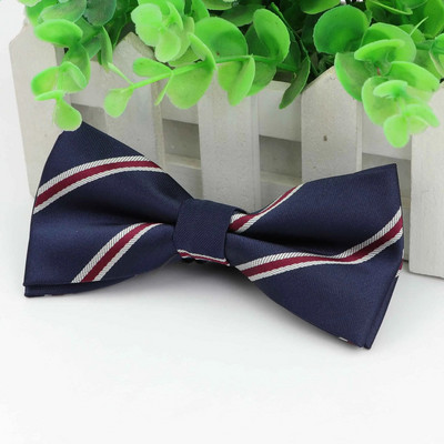 Klasszikus csíkos divat csokornyakkendő Vőlegény Férfi Színes Kockás Cravat Rács Férfi Házasság Pillangó Esküvői Csokornyakkendők