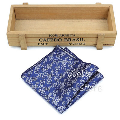 Virágos jacquard bordó fekete kék piros poliészter 23 cm zsebkendő férfi öltöny zseb négyzet esküvői parti ajándék póló kiegészítő