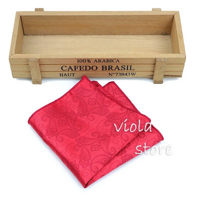 Virágos jacquard bordó fekete kék piros poliészter 23 cm zsebkendő férfi öltöny zseb négyzet esküvői parti ajándék póló kiegészítő