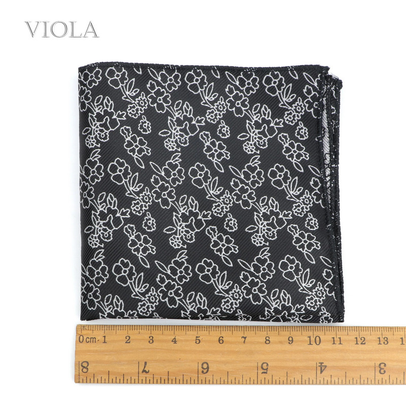Virágos jacquard bordó fekete kék piros poliészter 23 cm zsebkendő férfi öltöny zseb négyzet esküvői parti ajándék póló kiegészítő
