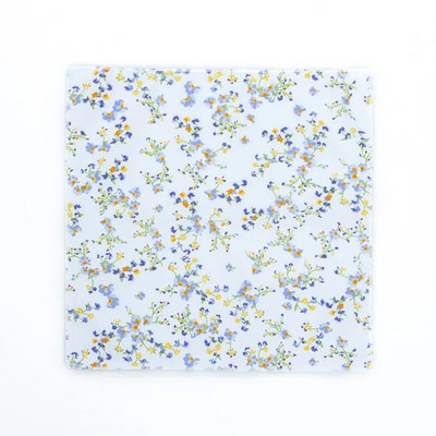 Pilnīgi jauna stila vīriešu kokvilnas lakatiņu šalles Vintage Flower Hankies vīriešu kabatas kvadrātveida kabatlakatiņi Rose Flower Paisley