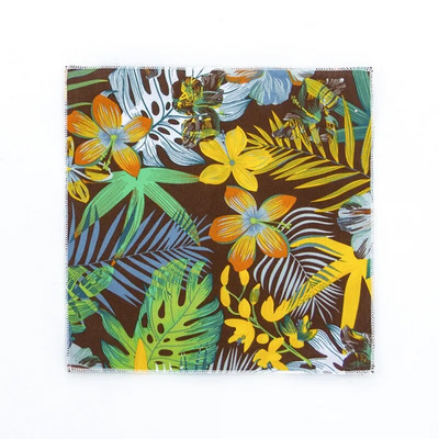 Pilnīgi jauna stila vīriešu kokvilnas lakatiņu šalles Vintage Flower Hankies vīriešu kabatas kvadrātveida kabatlakatiņi Rose Flower Paisley