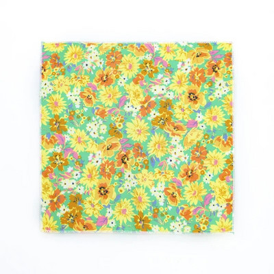 Pilnīgi jauna stila vīriešu kokvilnas lakatiņu šalles Vintage Flower Hankies vīriešu kabatas kvadrātveida kabatlakatiņi Rose Flower Paisley