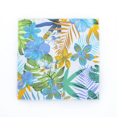 Pilnīgi jauna stila vīriešu kokvilnas lakatiņu šalles Vintage Flower Hankies vīriešu kabatas kvadrātveida kabatlakatiņi Rose Flower Paisley