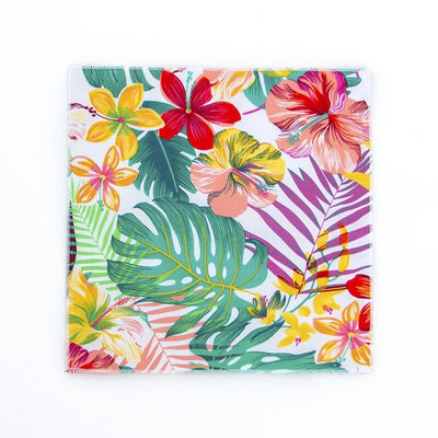 Pilnīgi jauna stila vīriešu kokvilnas lakatiņu šalles Vintage Flower Hankies vīriešu kabatas kvadrātveida kabatlakatiņi Rose Flower Paisley