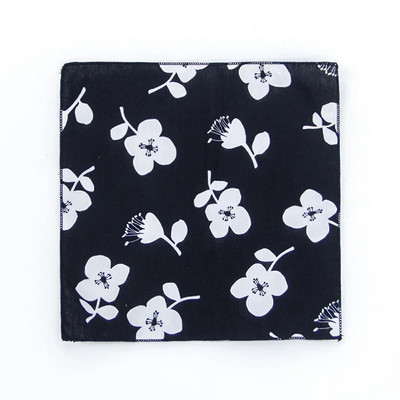 Pilnīgi jauna stila vīriešu kokvilnas lakatiņu šalles Vintage Flower Hankies vīriešu kabatas kvadrātveida kabatlakatiņi Rose Flower Paisley