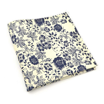 Cvjetni rupčić 100% pamuk maramica 23 cm Žene i muškarci Ležerna zabava Svakodnevno vjenčanje Džepni poklon Smoking Leptir leptir dodatak