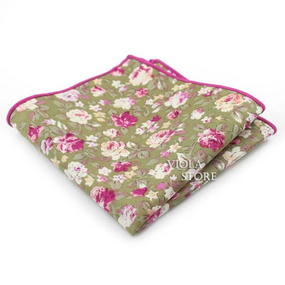 Cvjetni rupčić 100% pamuk maramica 23 cm Žene i muškarci Ležerna zabava Svakodnevno vjenčanje Džepni poklon Smoking Leptir leptir dodatak