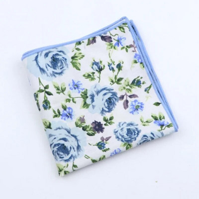 Cvjetni rupčić 100% pamuk maramica 23 cm Žene i muškarci Ležerna zabava Svakodnevno vjenčanje Džepni poklon Smoking Leptir leptir dodatak