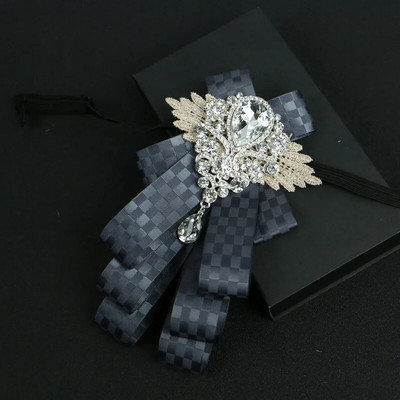 Luksuzna jednobojna leptir mašna Ležerna leptir mašna Za muškarce Žene Uniforma Ovratnik leptir leptir mašna za odrasle Crne tamnoplave leptir mašne Kravate Djevojčice Leptir mašne